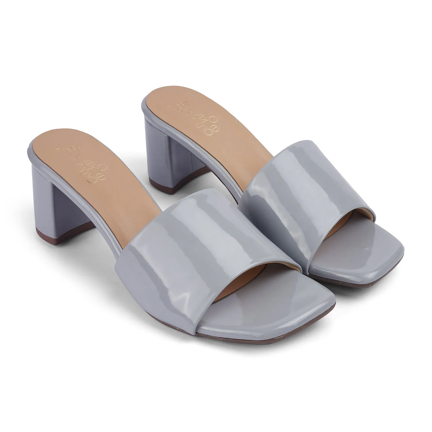Tresmode Bariz TMM-4 Grey Women's Casual Block Heel Sandals