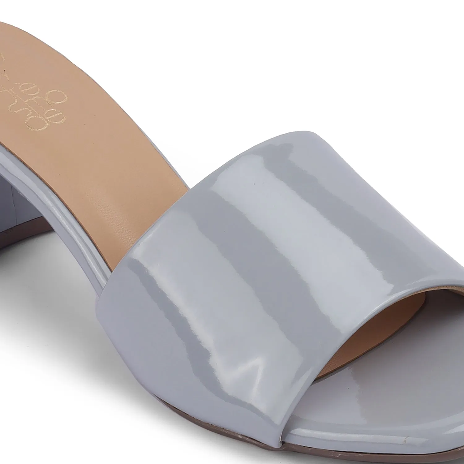 Tresmode Bariz TMM-4 Grey Women's Casual Block Heel Sandals