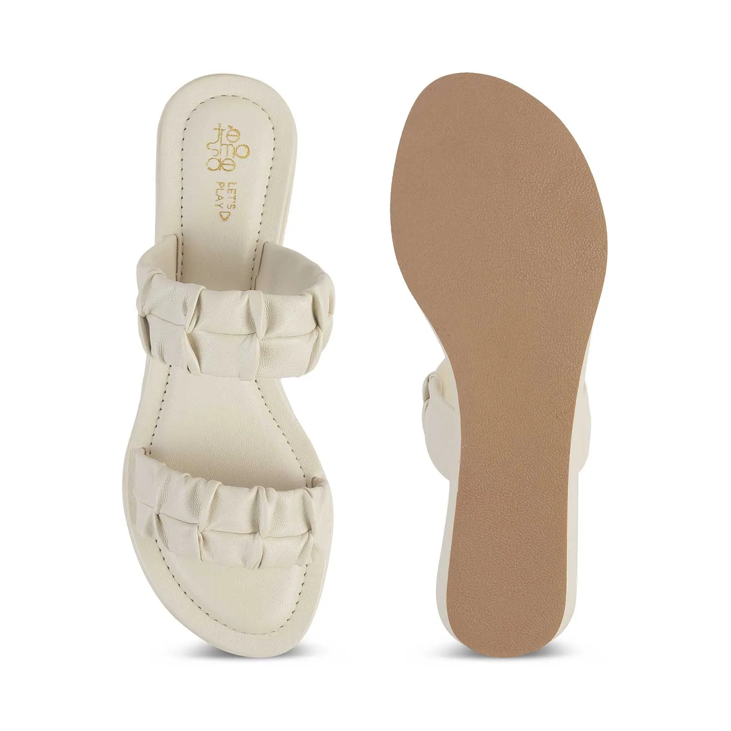 Tresmode Belo Beige Women's Casual Flats