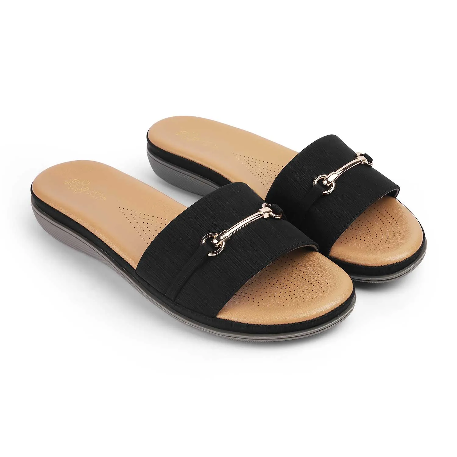 Tresmode Chic Black Women's Casual Flats