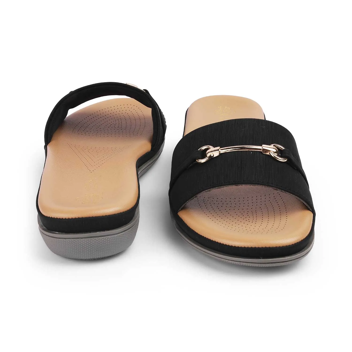 Tresmode Chic Black Women's Casual Flats