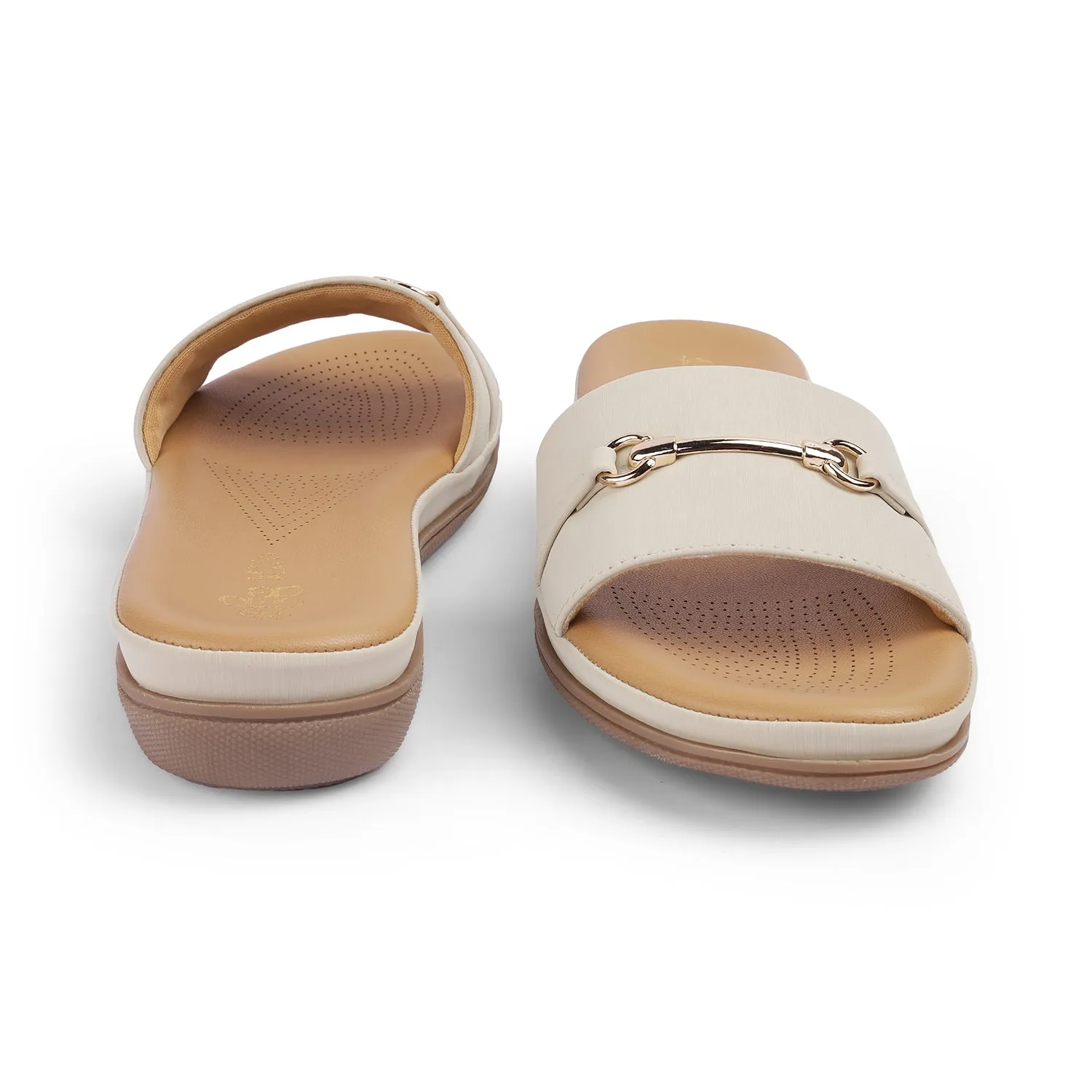 Tresmode Chic Cream Women's Casual Flats