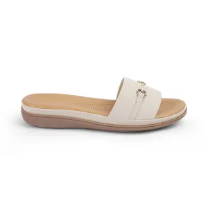 Tresmode Chic Cream Women's Casual Flats