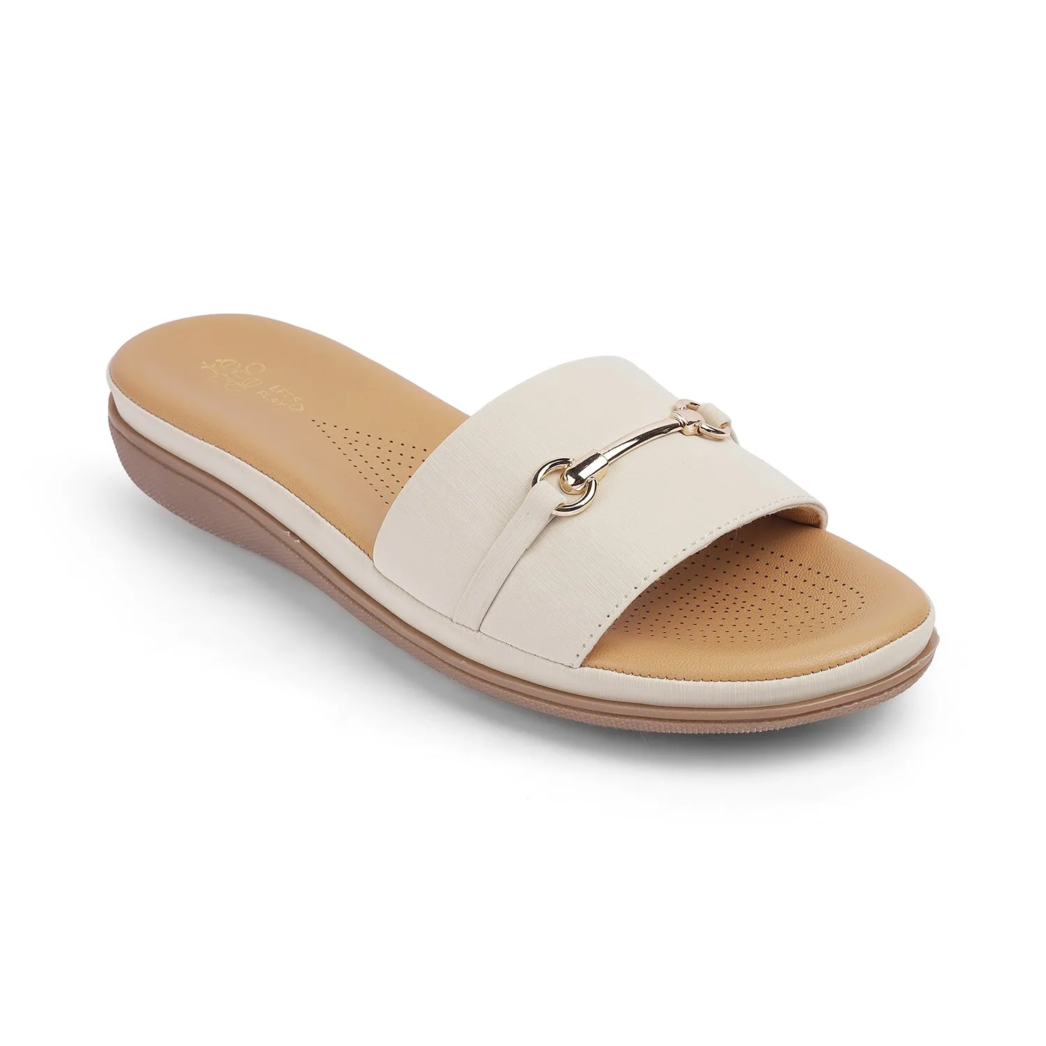 Tresmode Chic Cream Women's Casual Flats