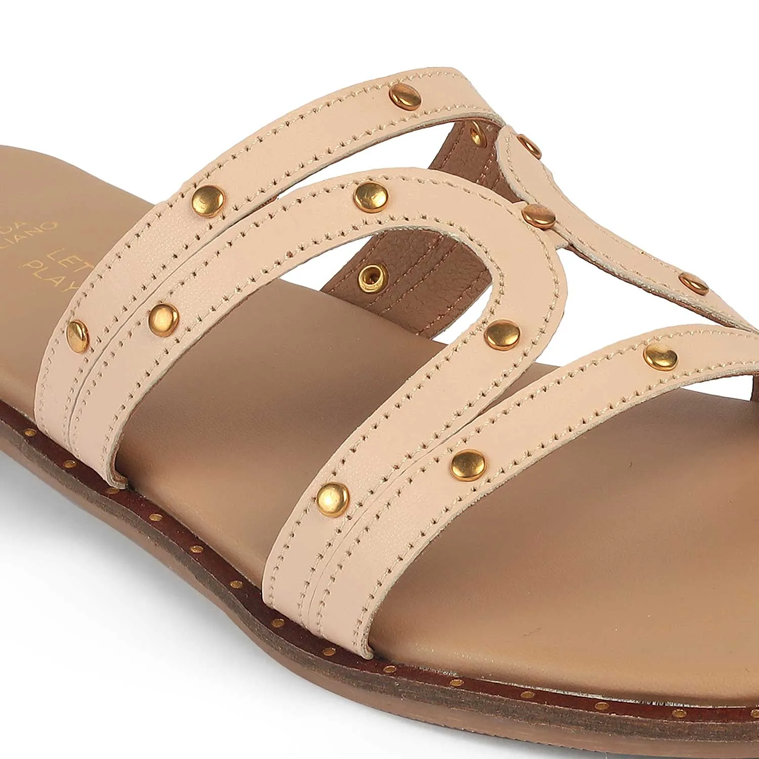 Tresmode Eilov Beige Women's Dress Flats