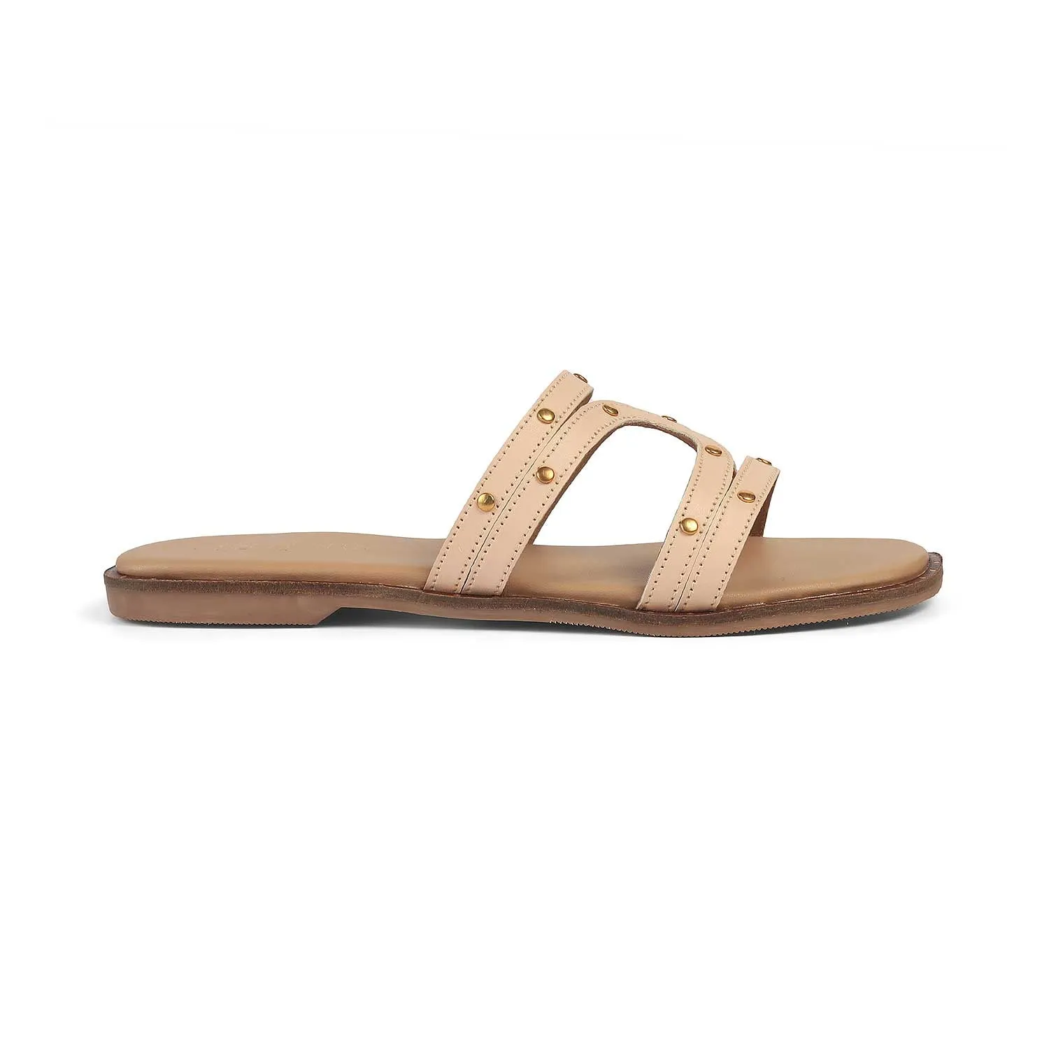 Tresmode Eilov Beige Women's Dress Flats