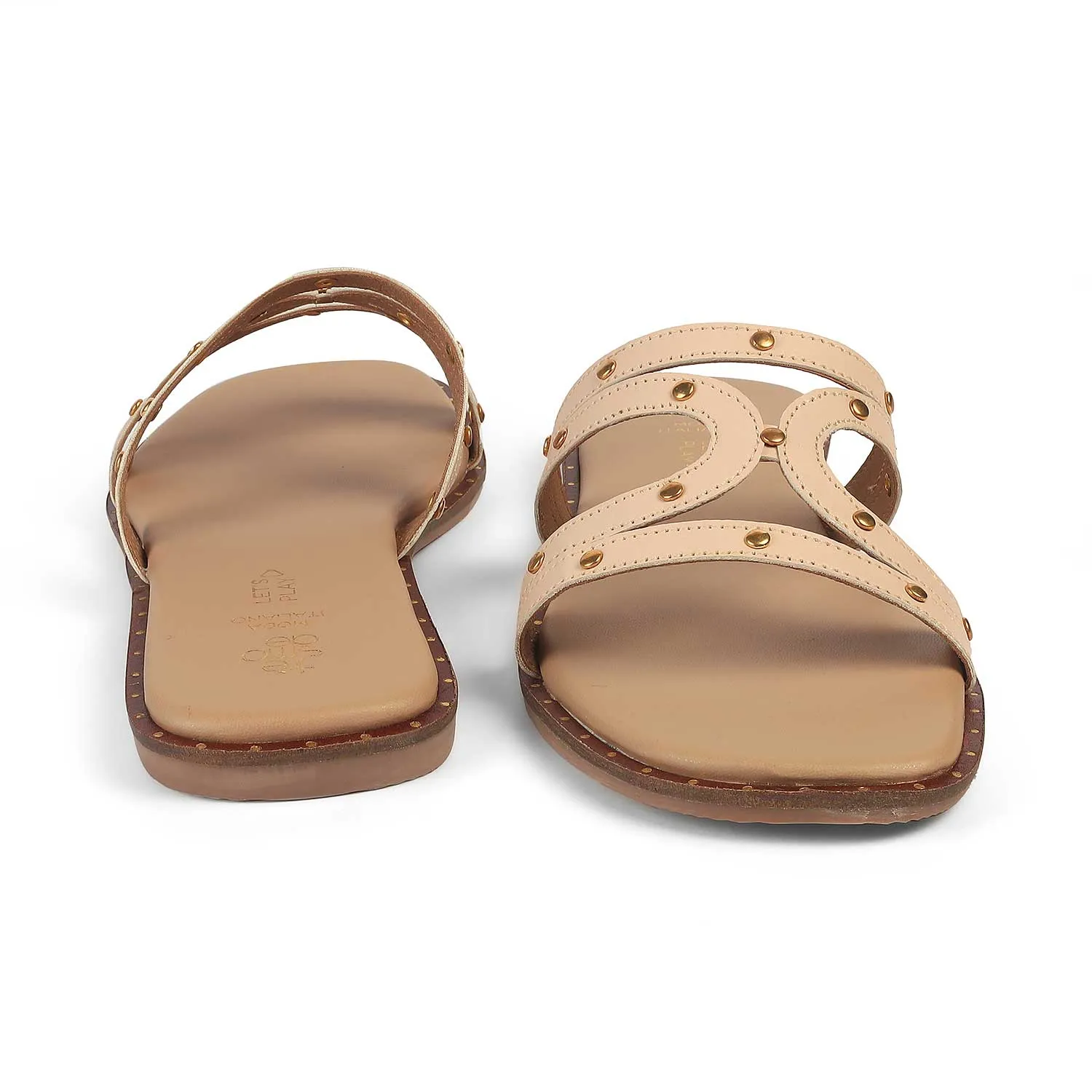 Tresmode Eilov Beige Women's Dress Flats