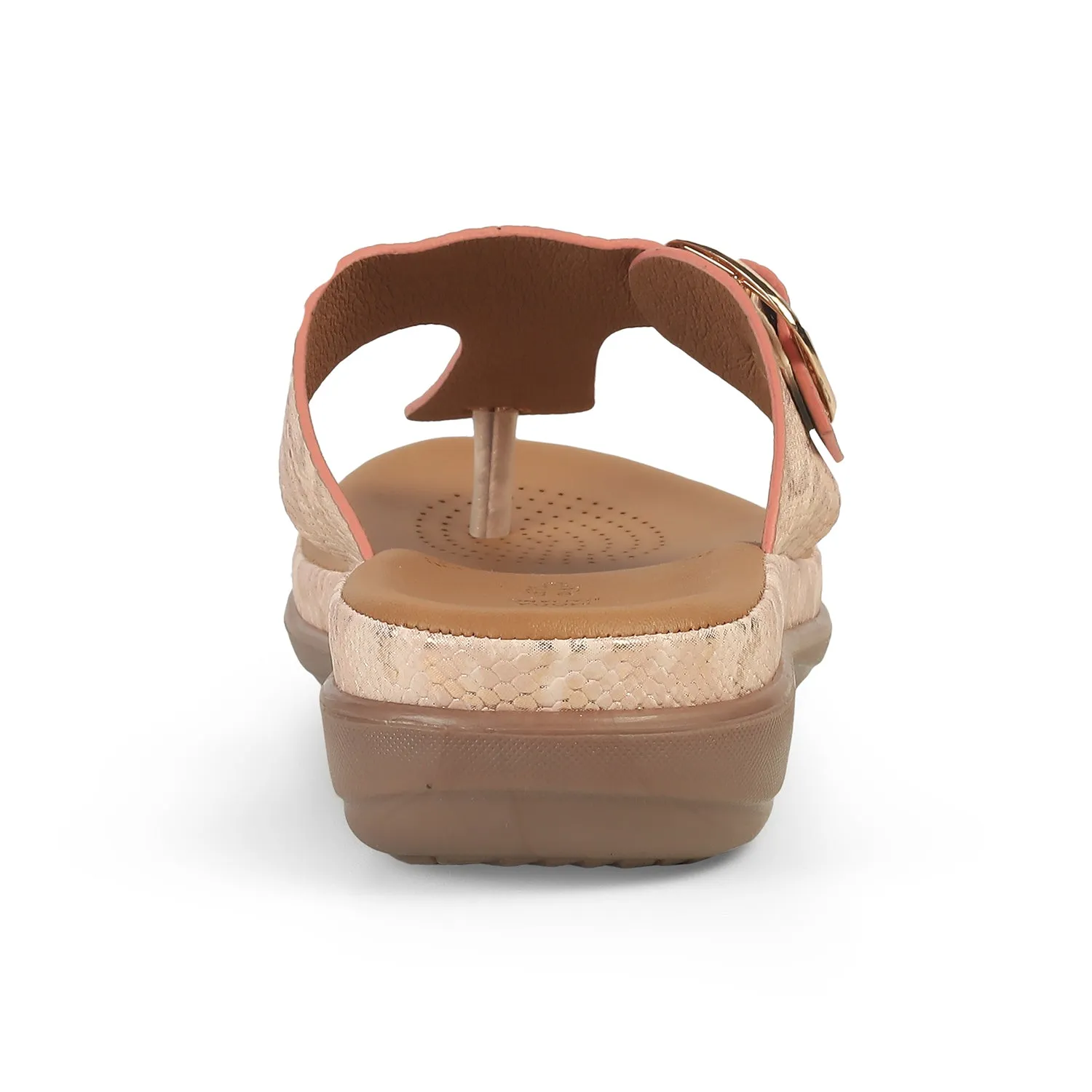 Tresmode Espoo Champagne Women's Casual Platform Flats