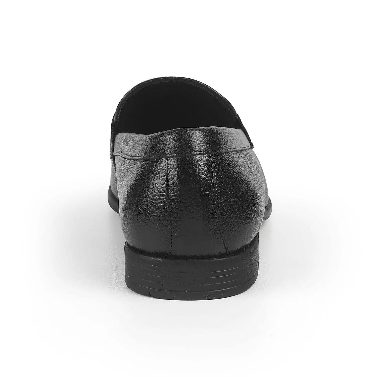 Tresmode Eva Black Men's Leather Loafers