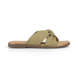 Tresmode Glammy Green Women's Casual Flats