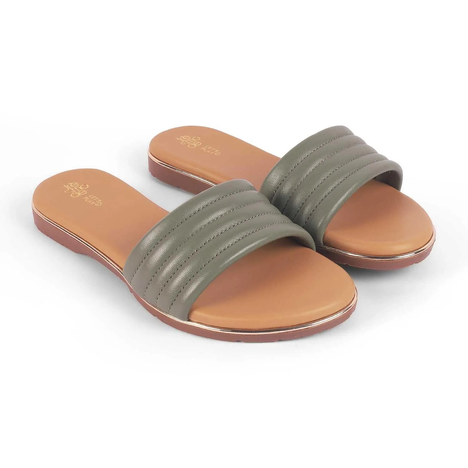 Tresmode Hars Green Women's Casual Flats