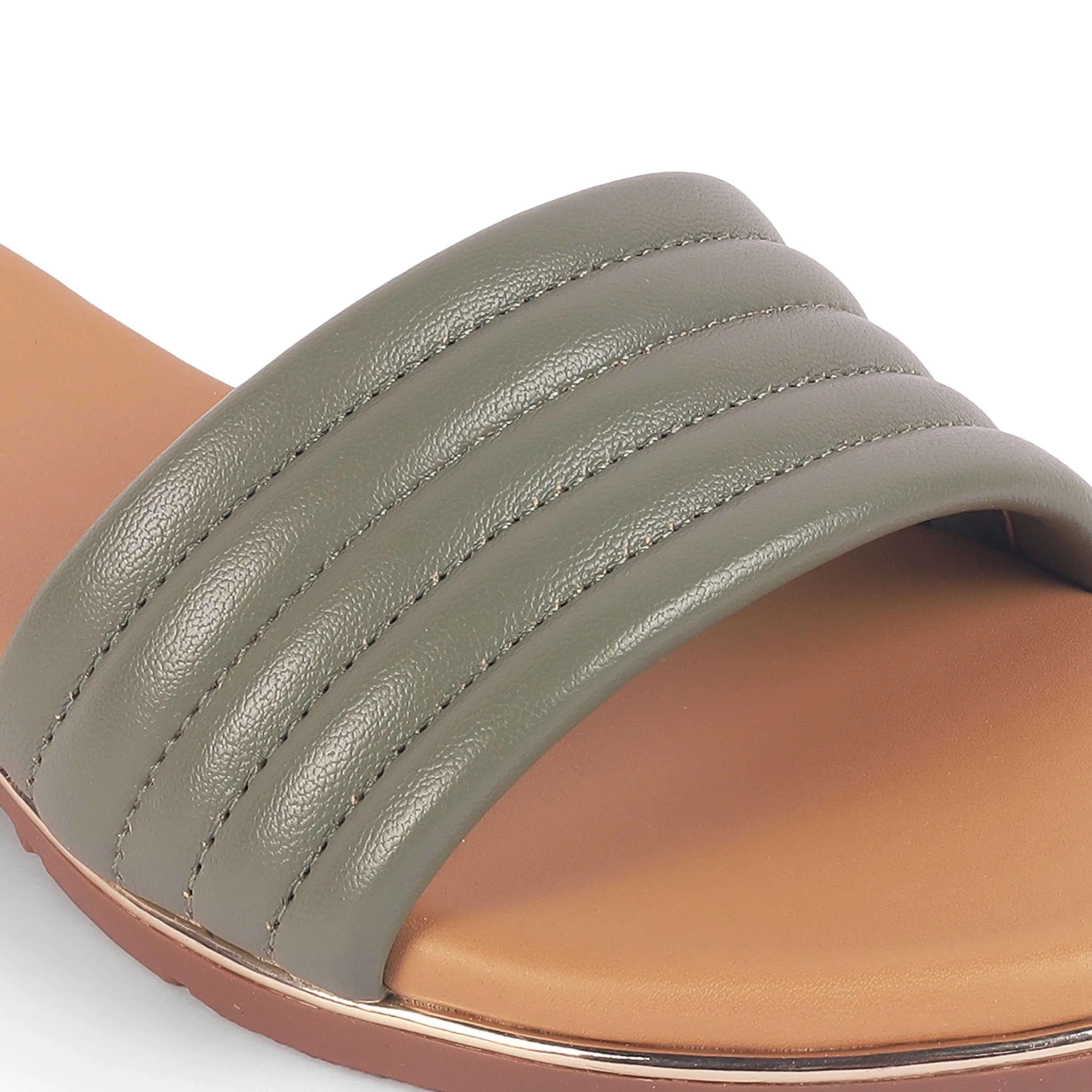 Tresmode Hars Green Women's Casual Flats