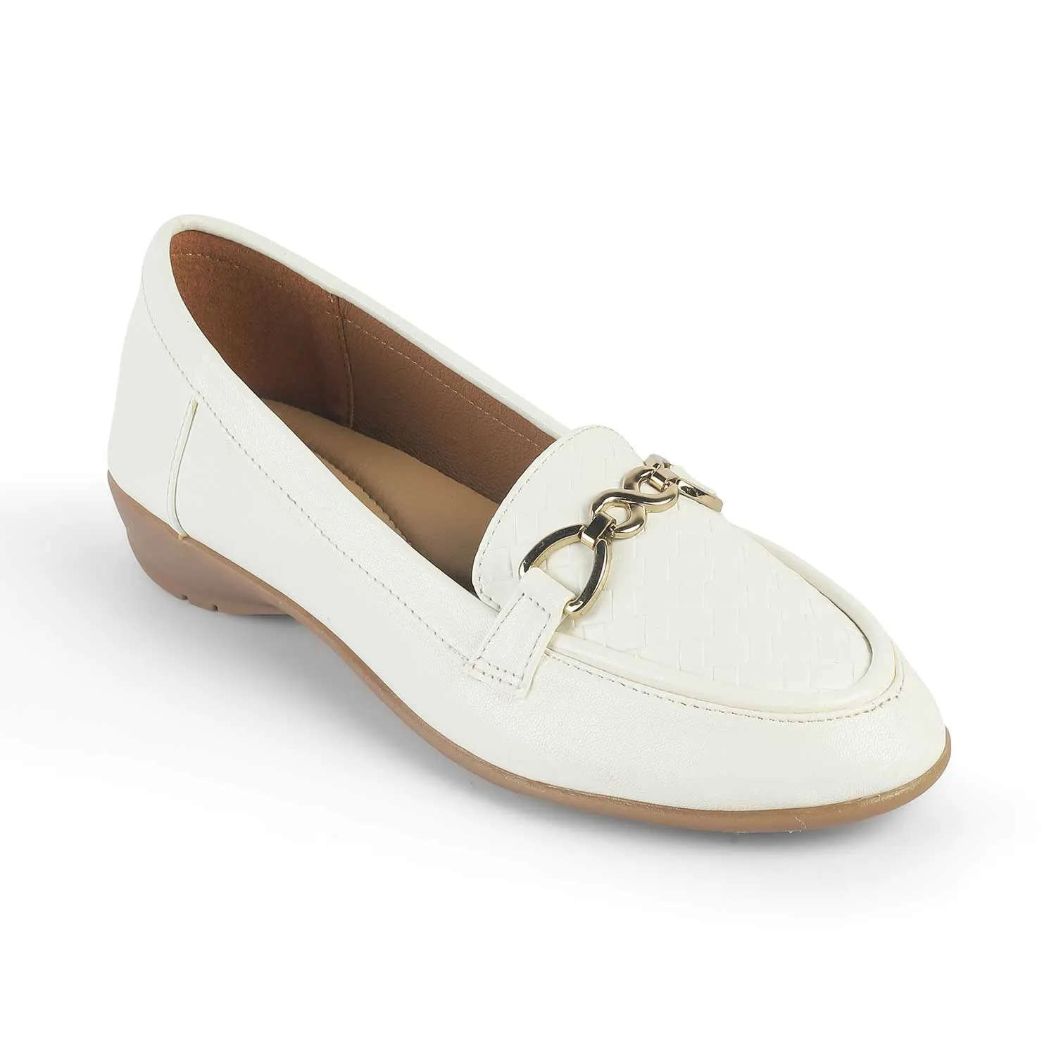 Tresmode Moro White Women's Casual Loafers