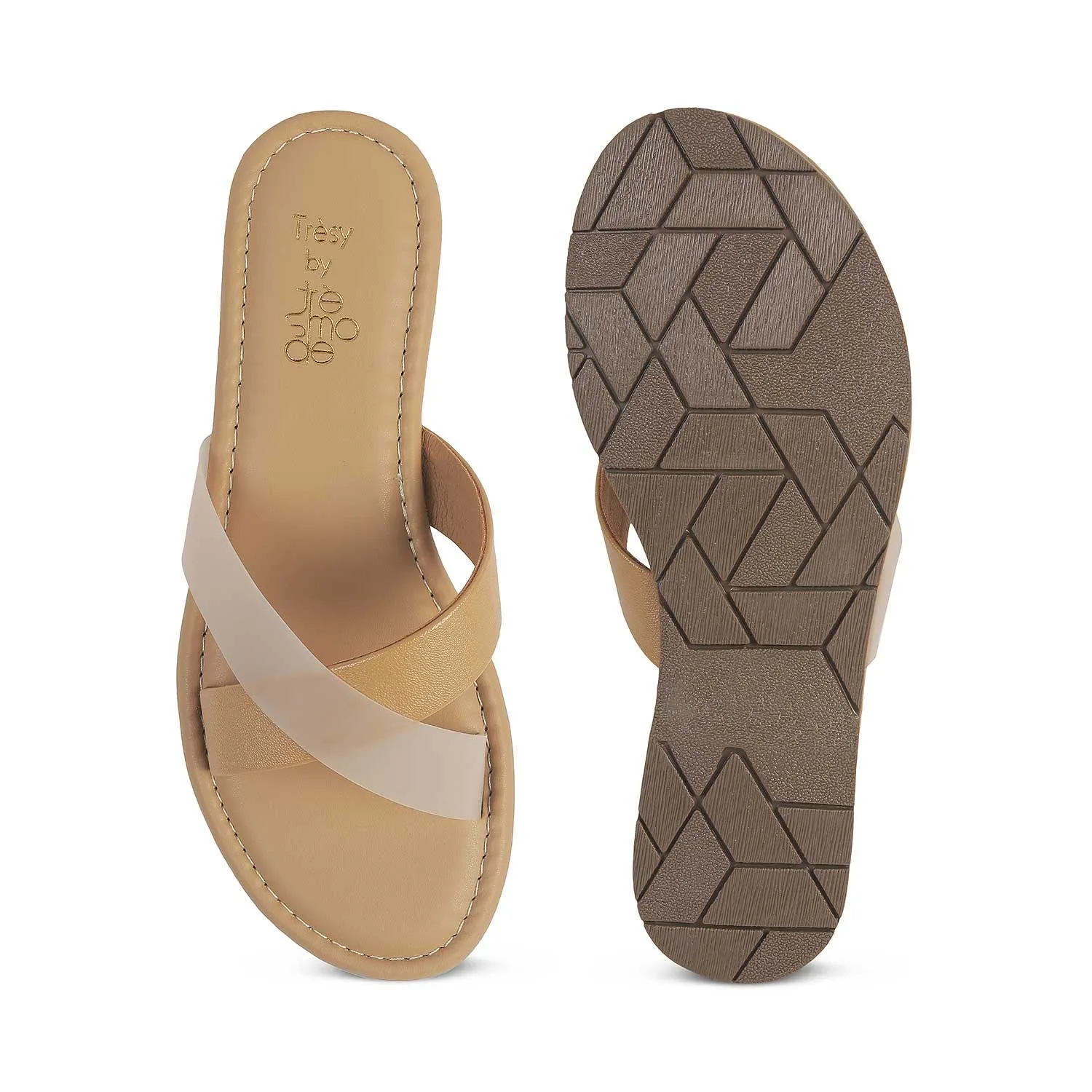 Tresmode Nion TMM2 Beige Women's Casual Flats