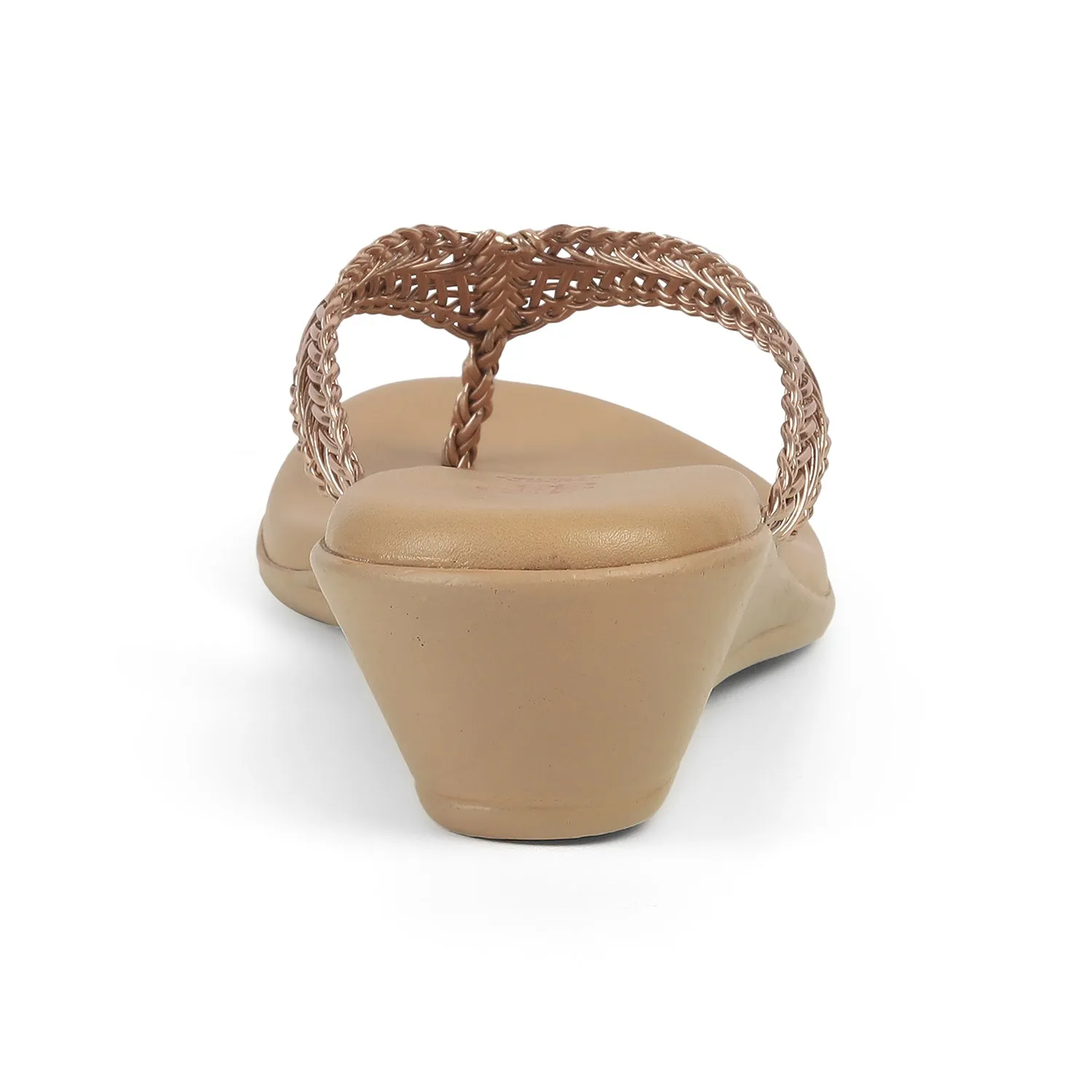 Tresmode Soeve Gold Women's Dress Sandals