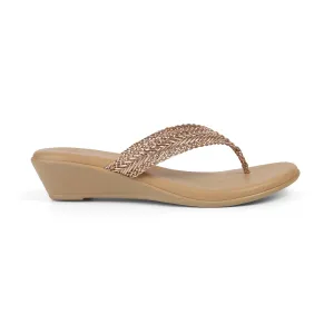 Tresmode Soeve Gold Women's Dress Sandals