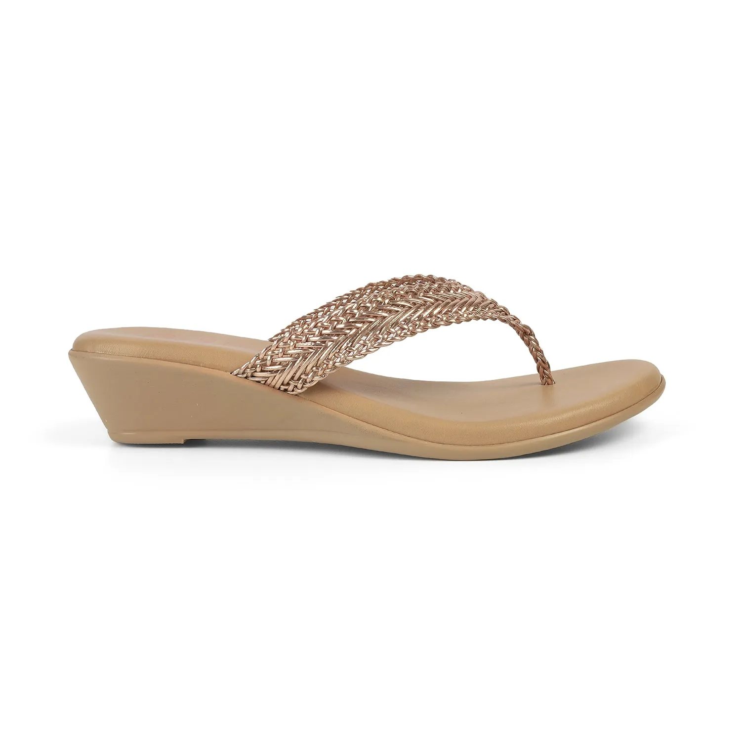 Tresmode Soeve Gold Women's Dress Sandals