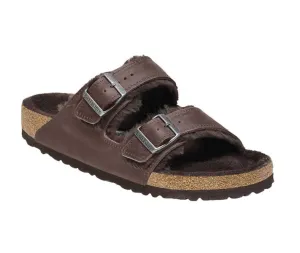 Unisex Arizona Shearling Sandal In Habana