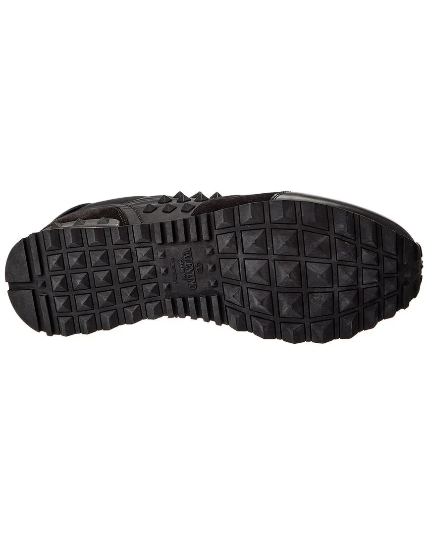 Valentino Nylon & Suede Sneaker