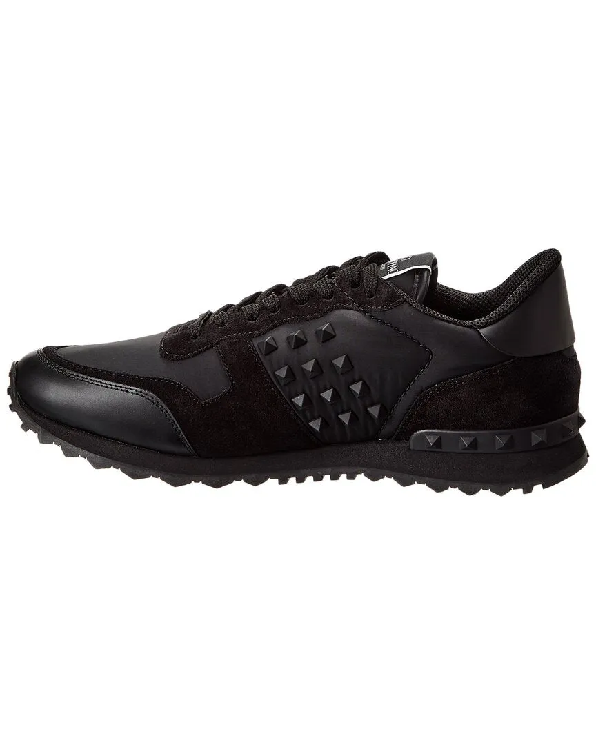 Valentino Nylon & Suede Sneaker