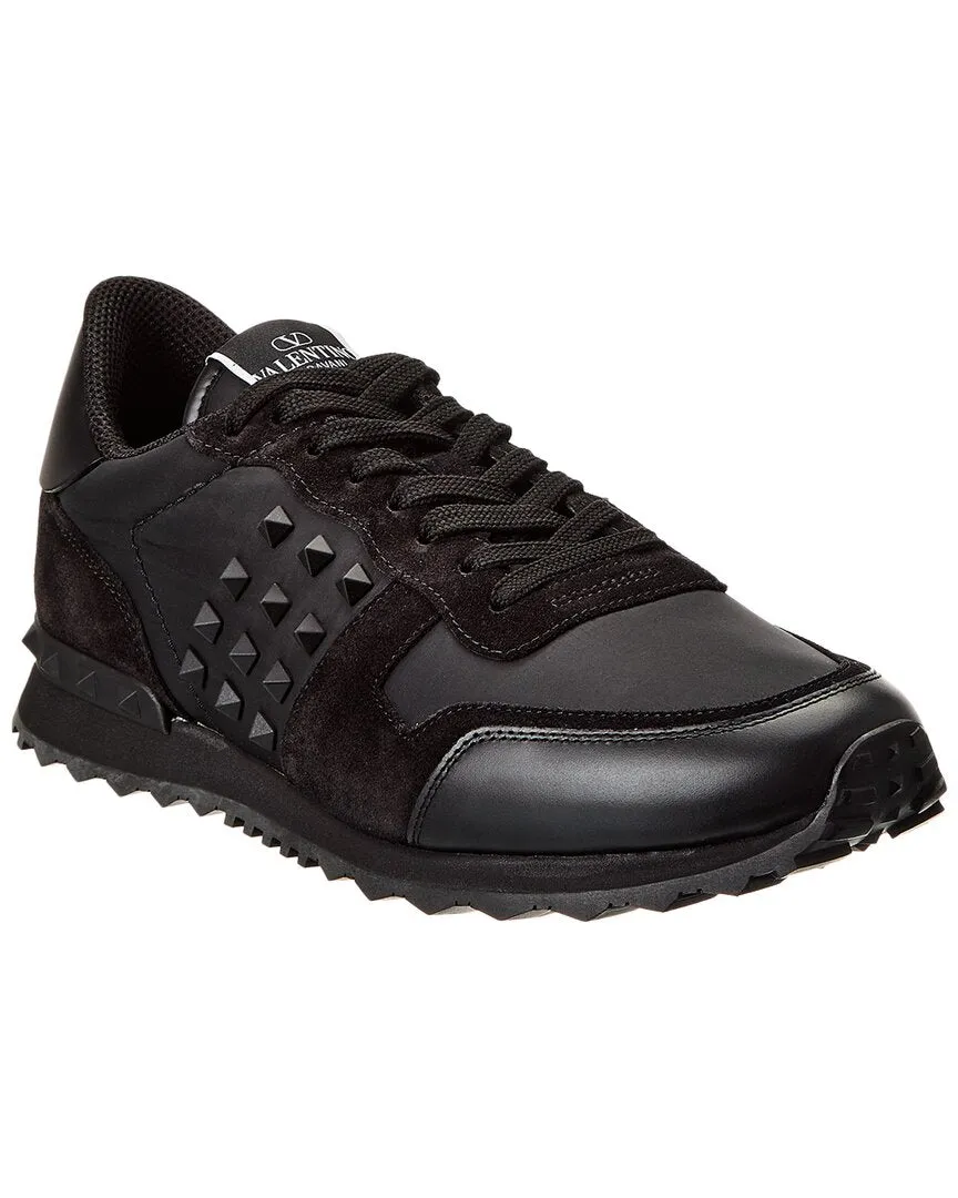 Valentino Nylon & Suede Sneaker