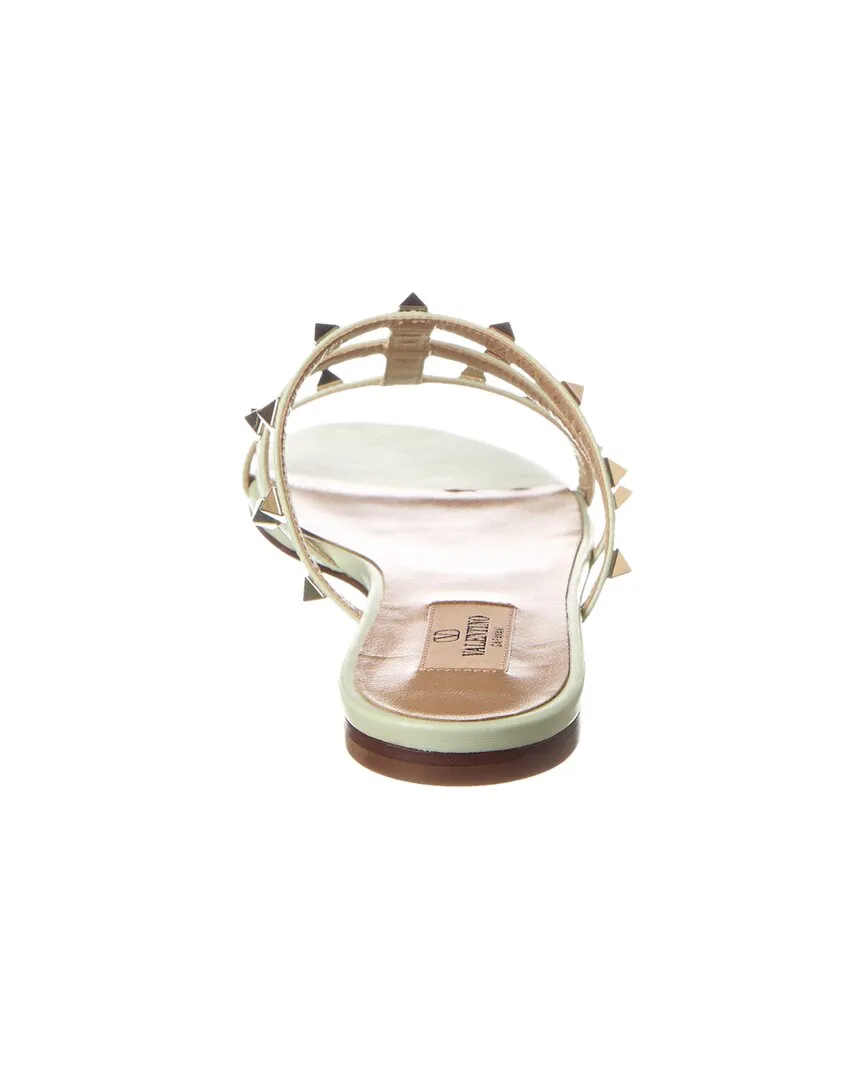 Valentino Rockstud Caged Leather Sandal