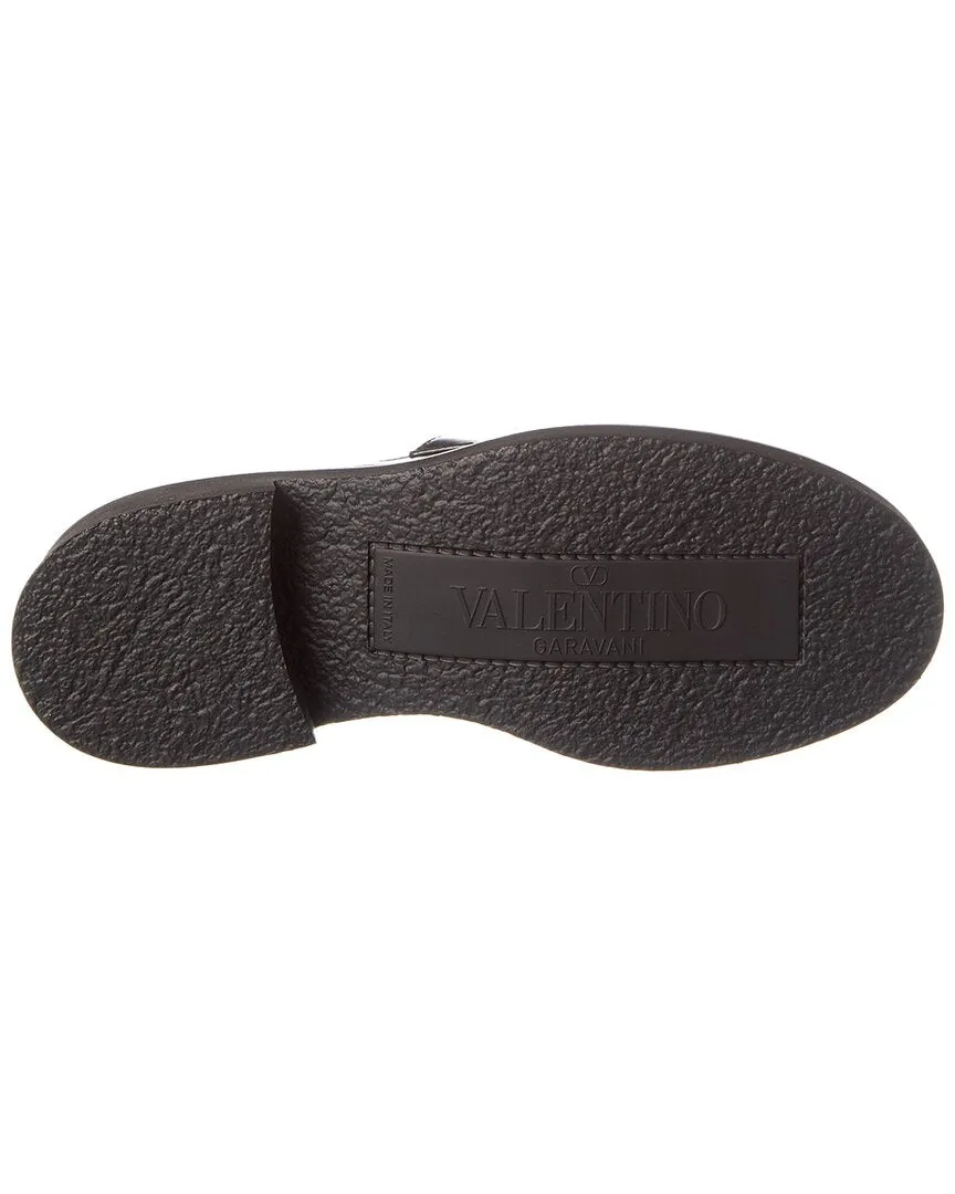 Valentino Rockstud Leather Loafer