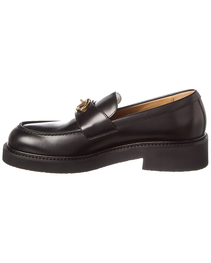 Valentino Rockstud Leather Loafer