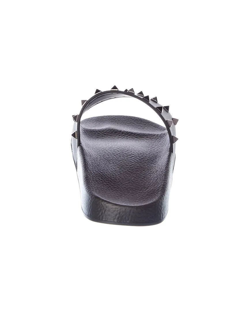 Valentino Rockstud Rubber Slide