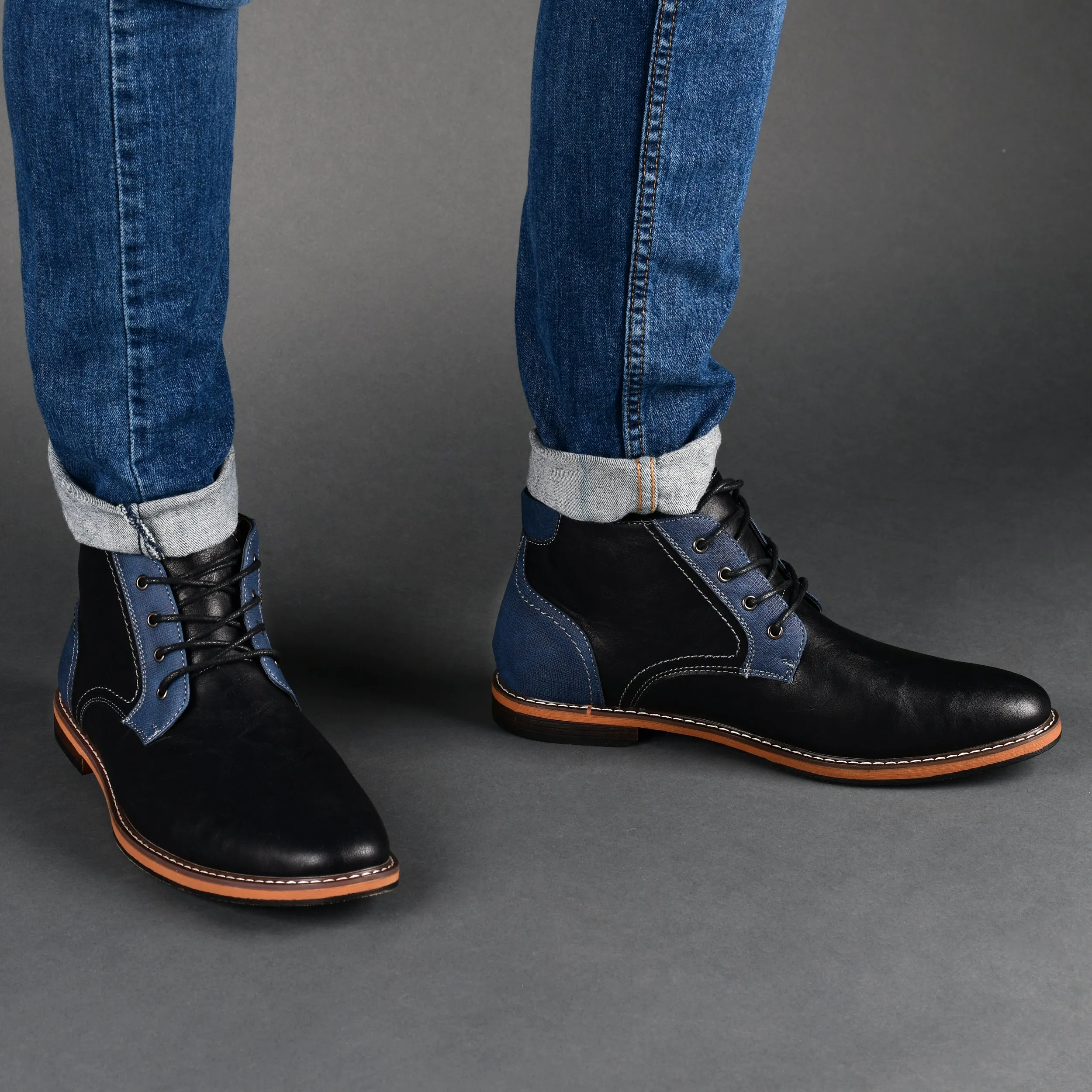 Vance Franco Plain Toe Chukka Boot