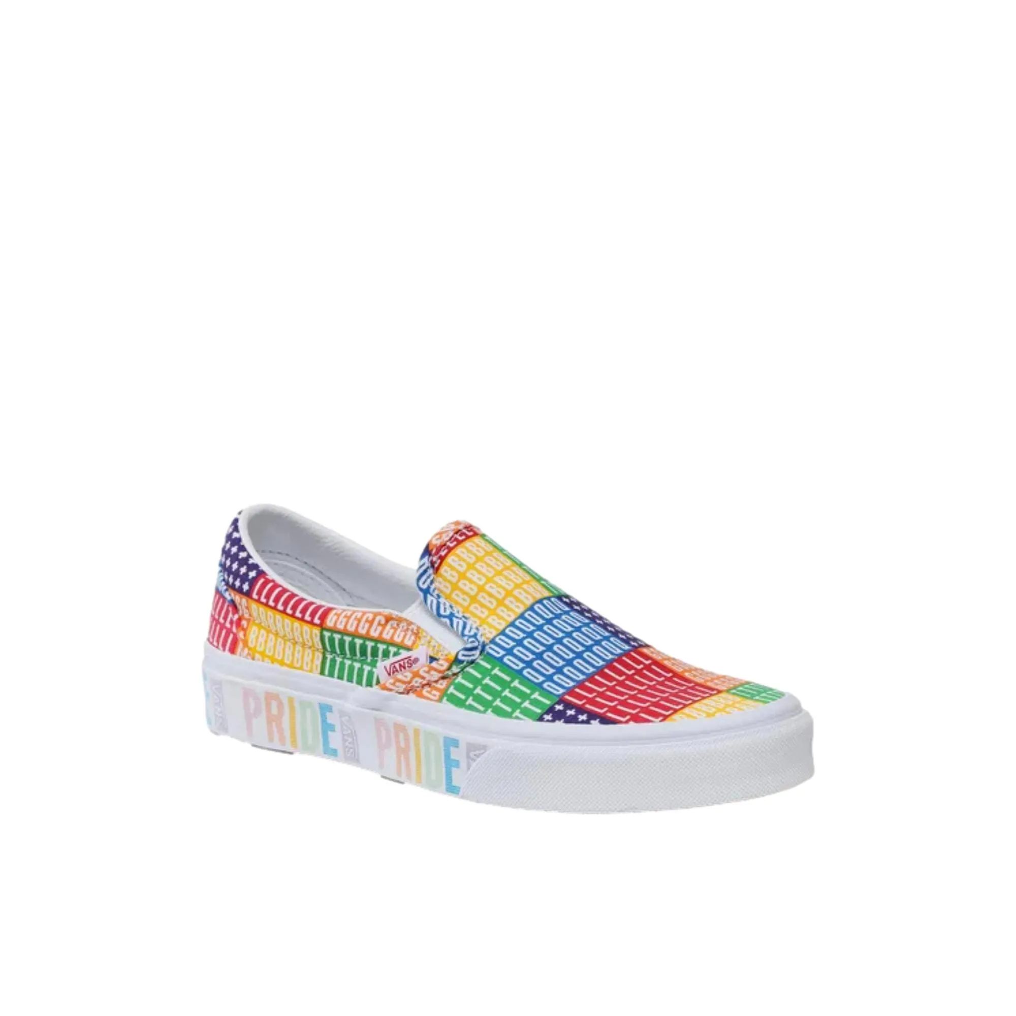 Vans Classic Slip-On Multi Color / True White  VN0A33TB3WJ1 Men's