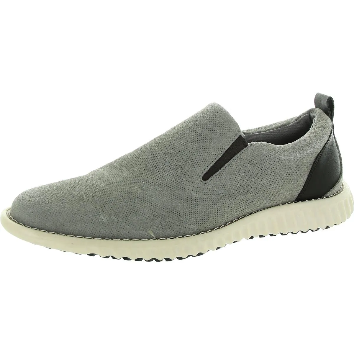 Virgil Mens Textured Suede Loafers