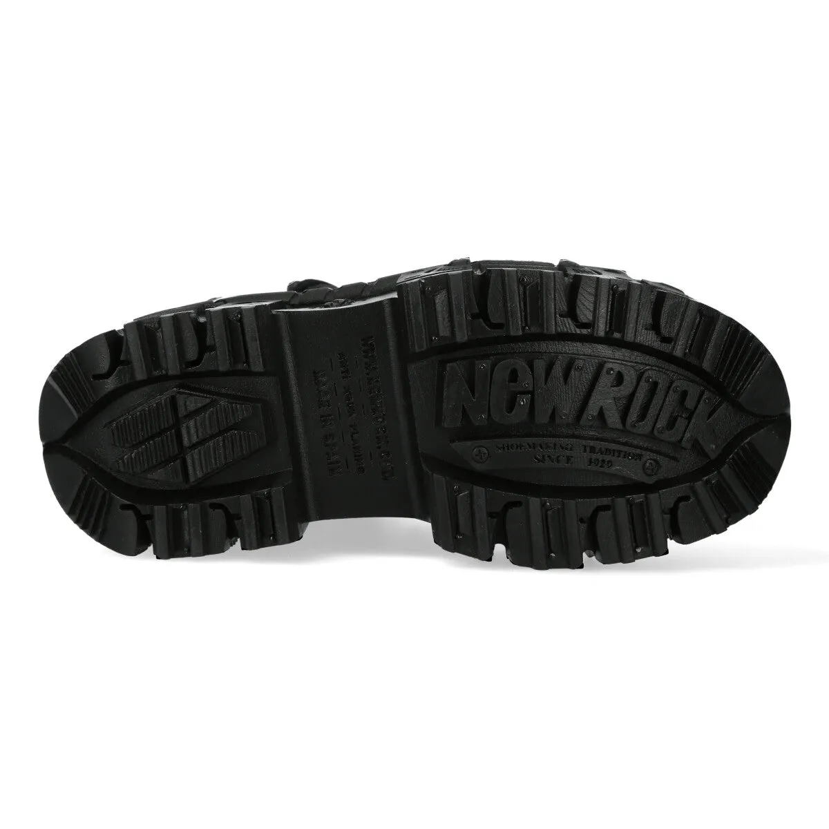 WALL106-S12 Boots Punk Rock Leather Platform