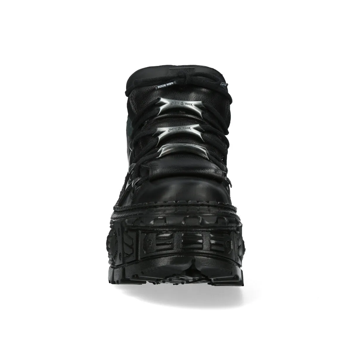 WALL106-S12 Boots Punk Rock Leather Platform