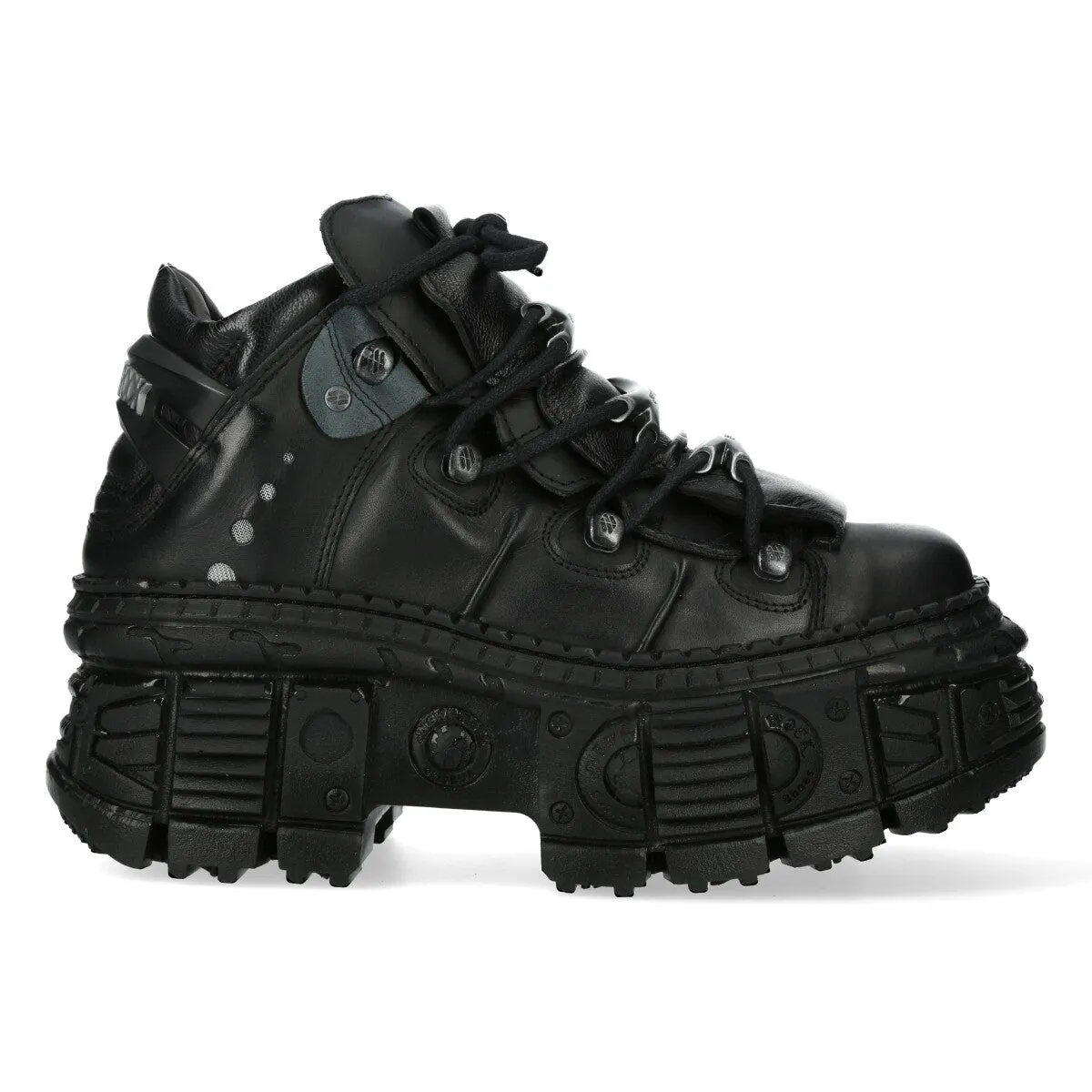 WALL106-S12 Boots Punk Rock Leather Platform