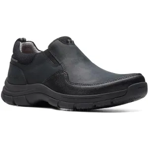 Walpath Step Mens Solid Leather Slip-on Shoes
