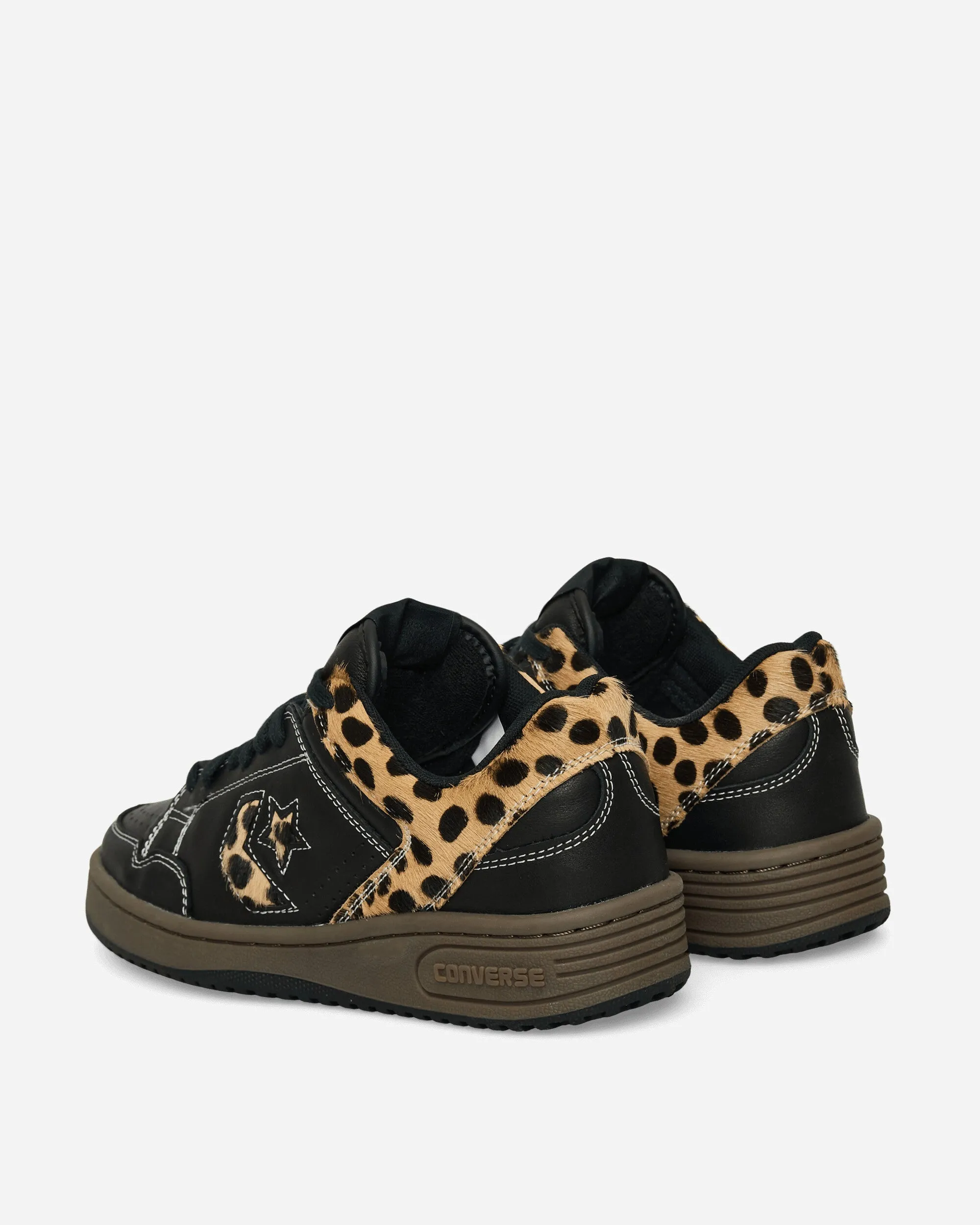 Weapon Pony Hair Sneakers Black
