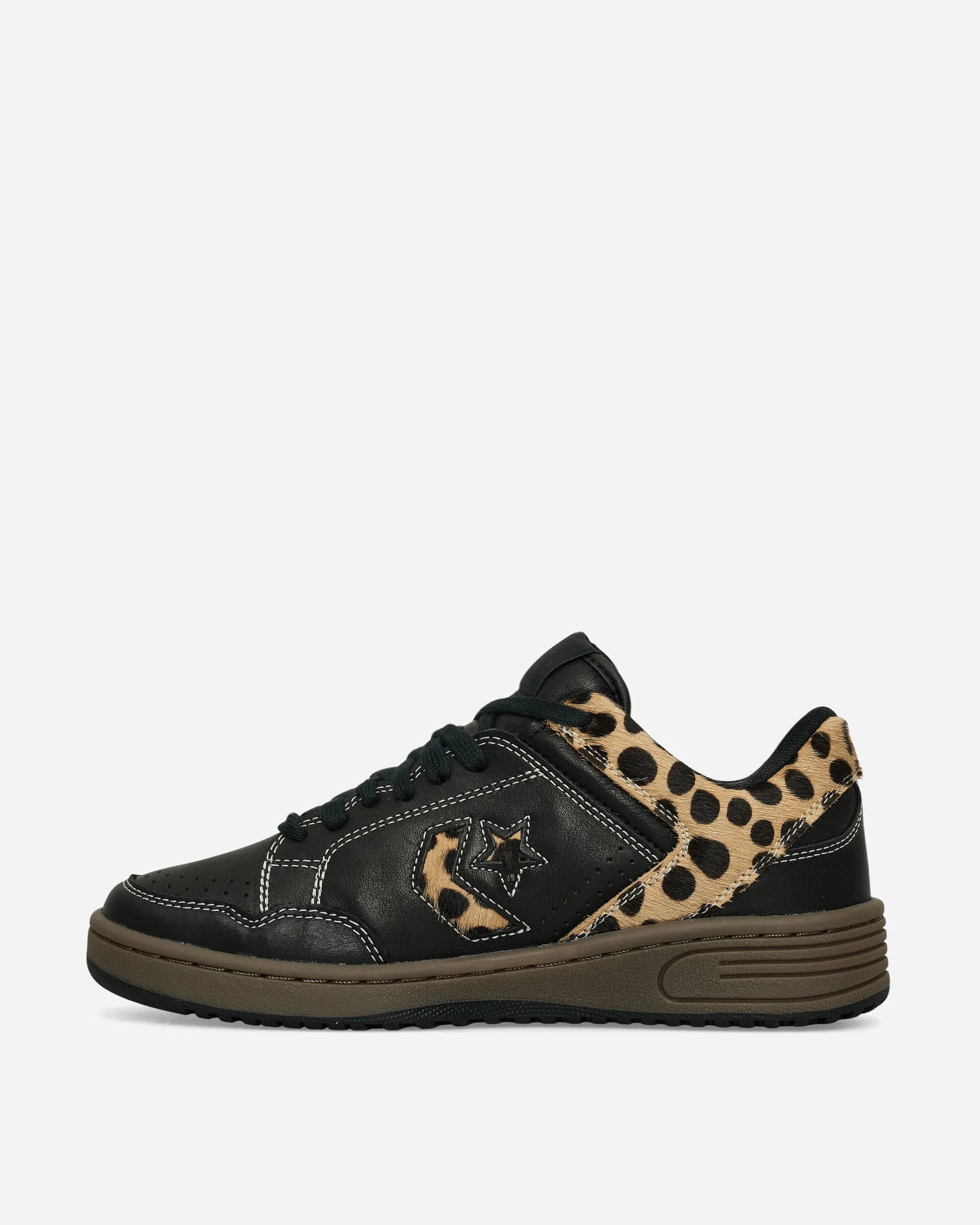 Weapon Pony Hair Sneakers Black