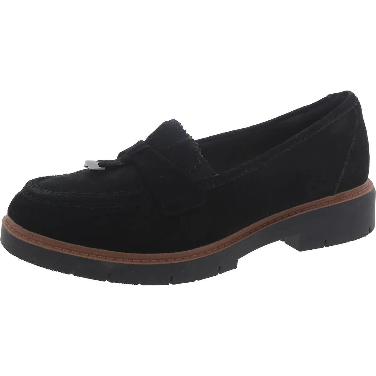 Westlynn Bella Womens Leather Lug Sole Loafers