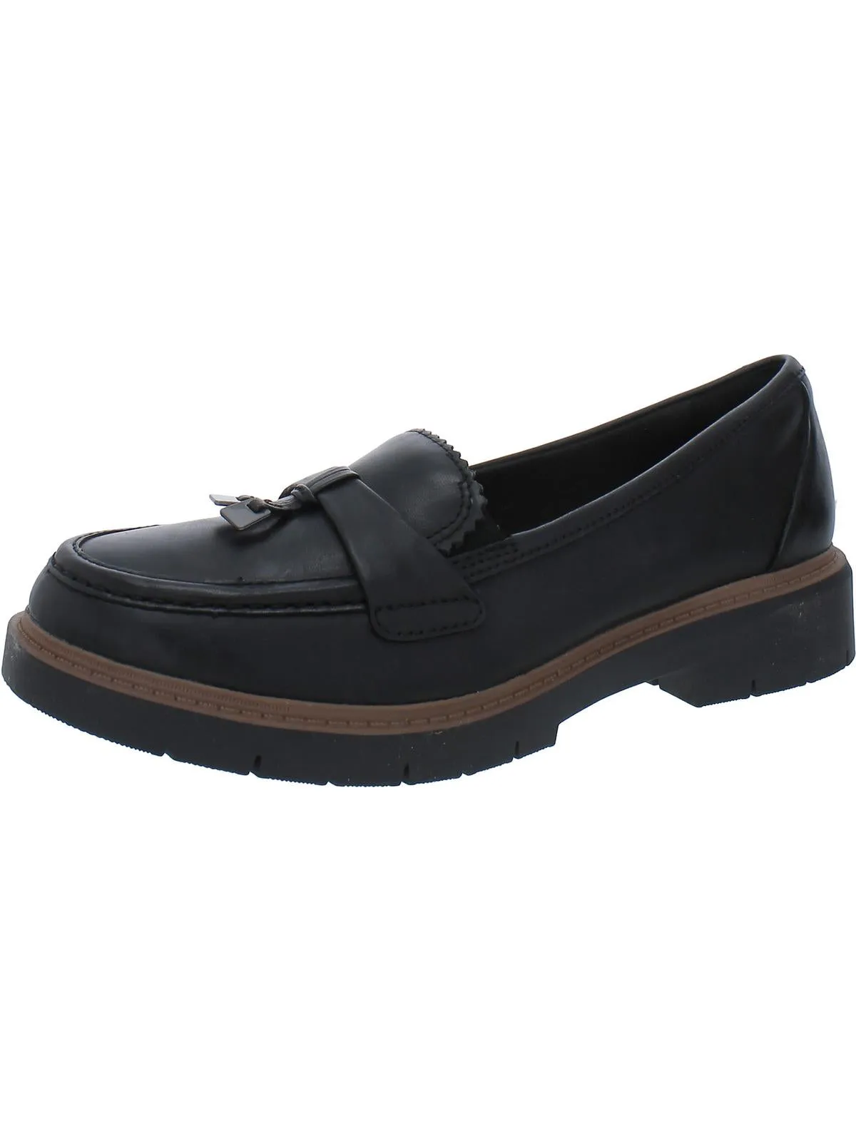 Westlynn Bella Womens Leather Lug Sole Loafers