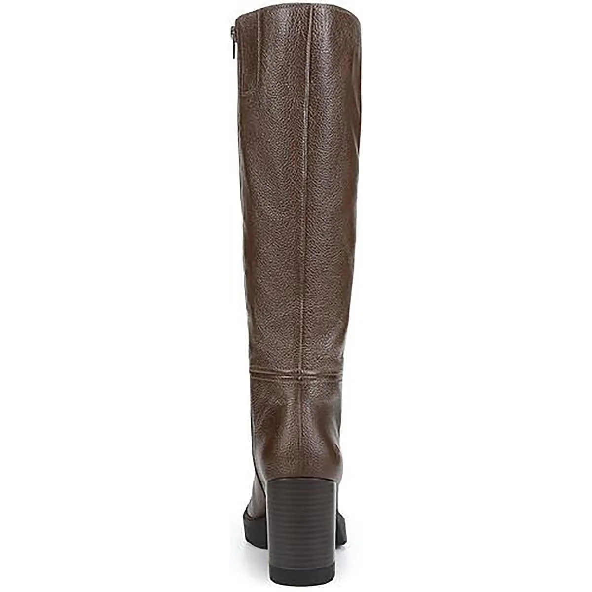 willow Womens Faux Leather Zipper Knee-High Boots