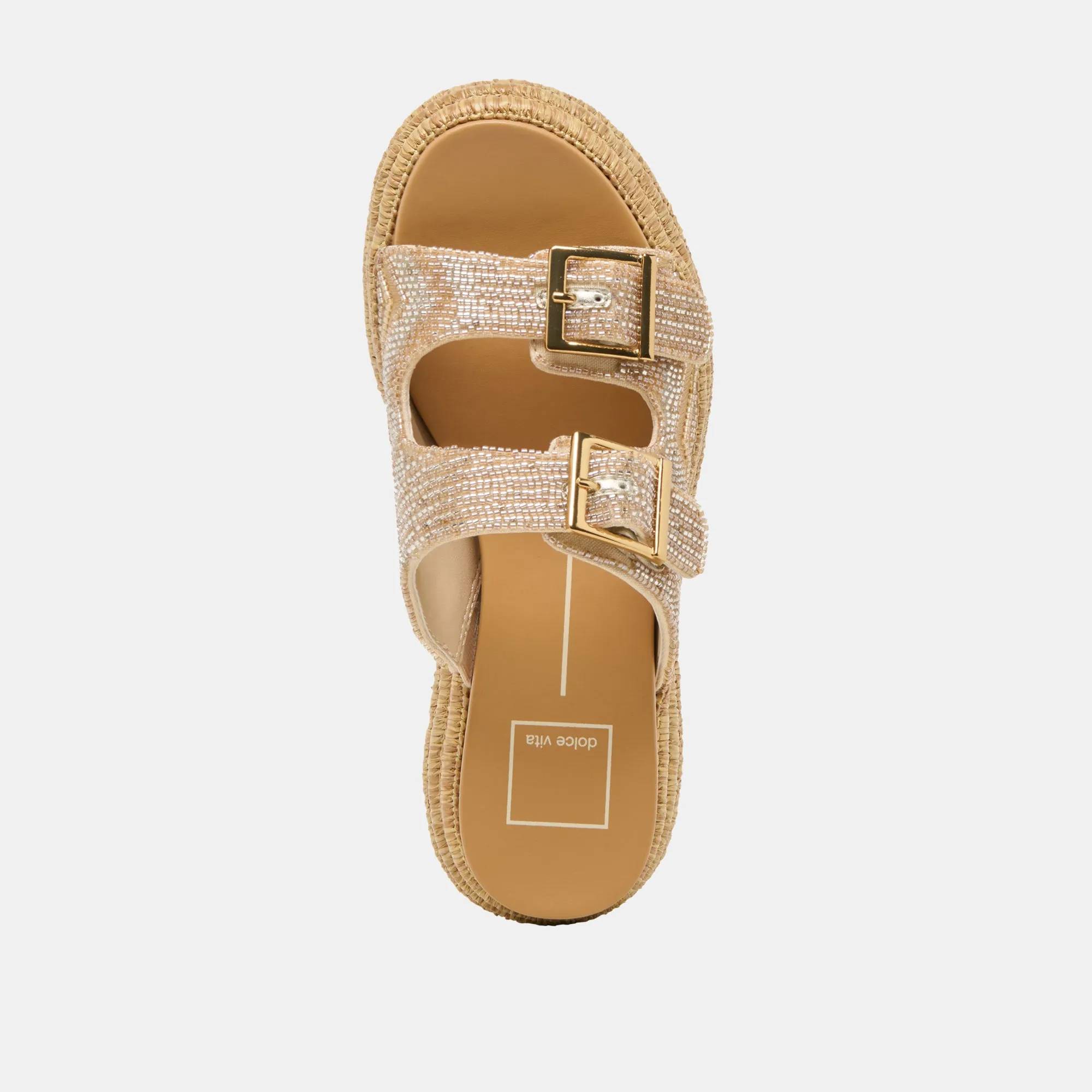 WIXIE SANDALS GOLD MULTI BEADS