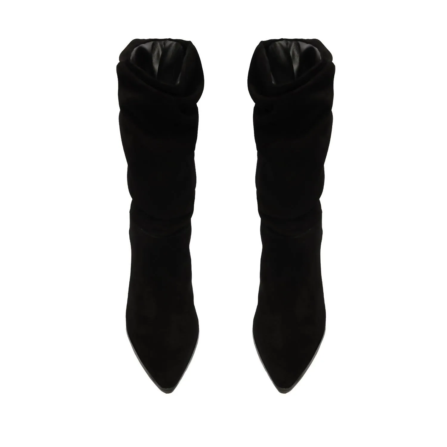 Women Ashlee Block Suede Bootie In Black