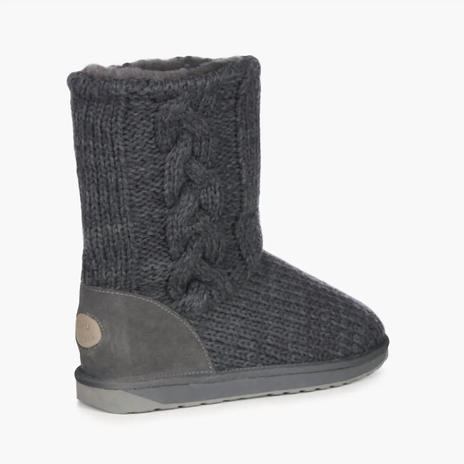 Women Bartle Cozy Knit Boot In Dark Grey