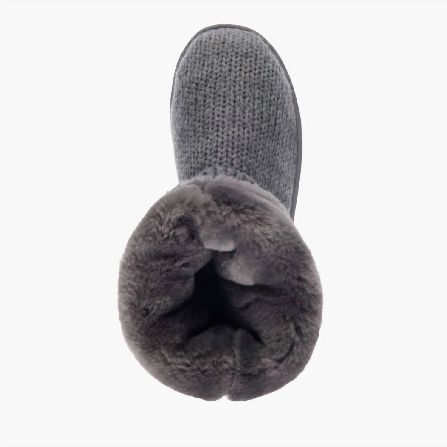 Women Bartle Cozy Knit Boot In Dark Grey
