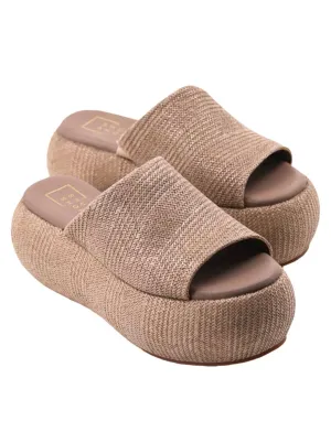 Women Ilana Wedge Sandal In Taupe