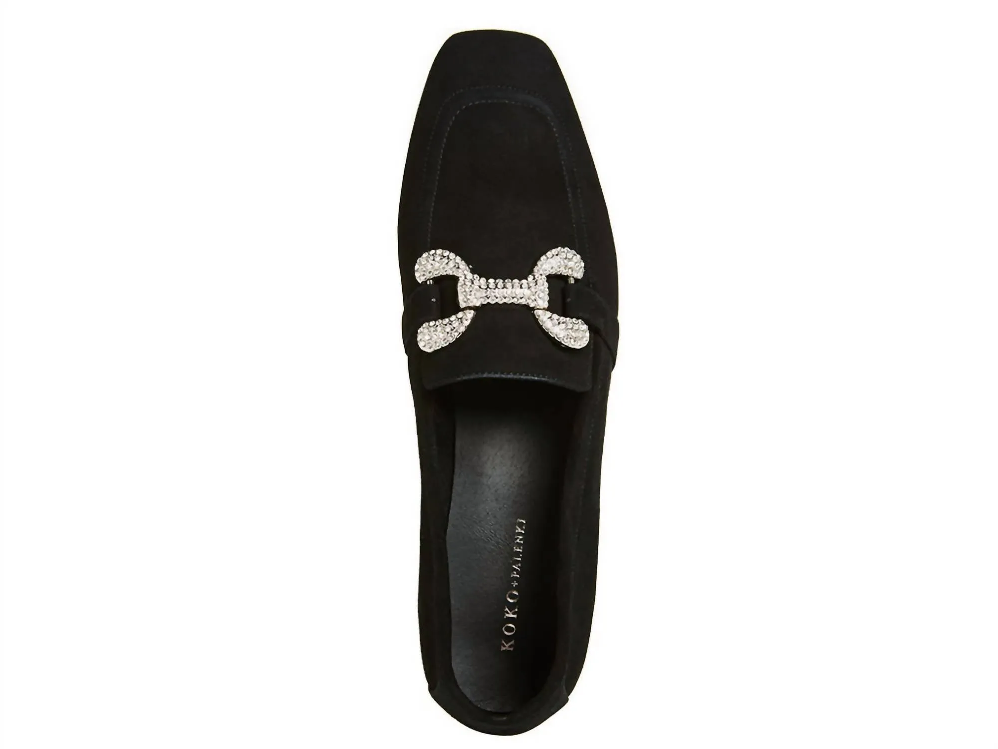 Women Sage Loafer In Black Suede