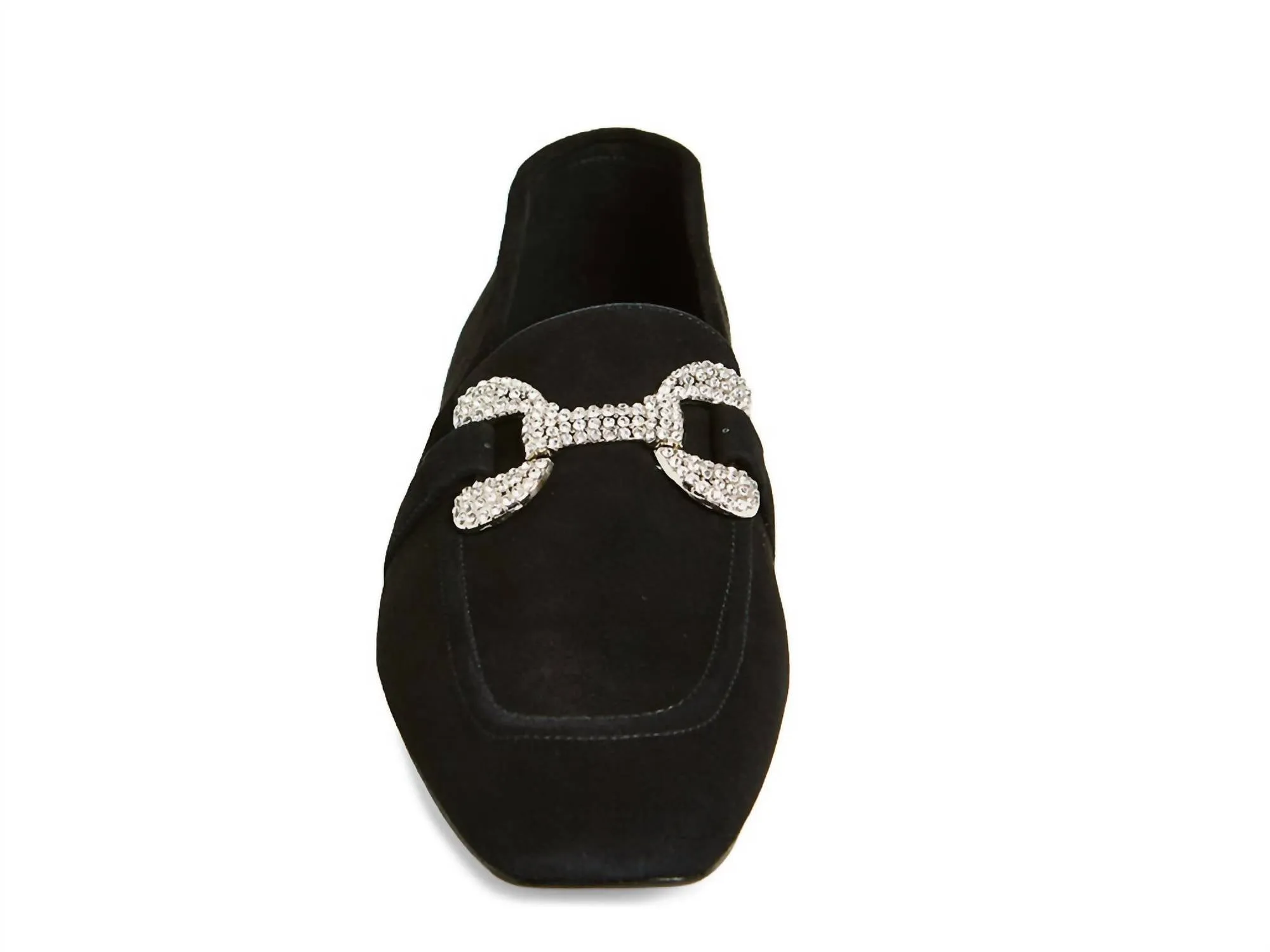 Women Sage Loafer In Black Suede