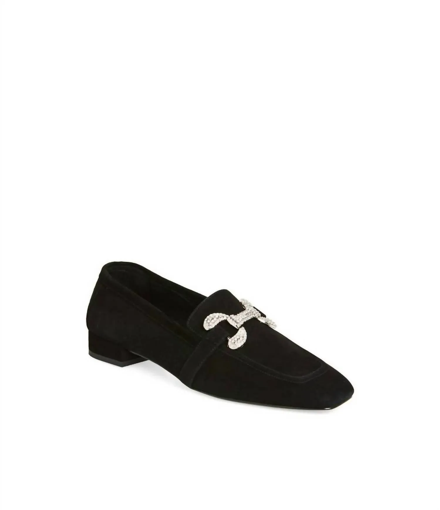 Women Sage Loafer In Black Suede