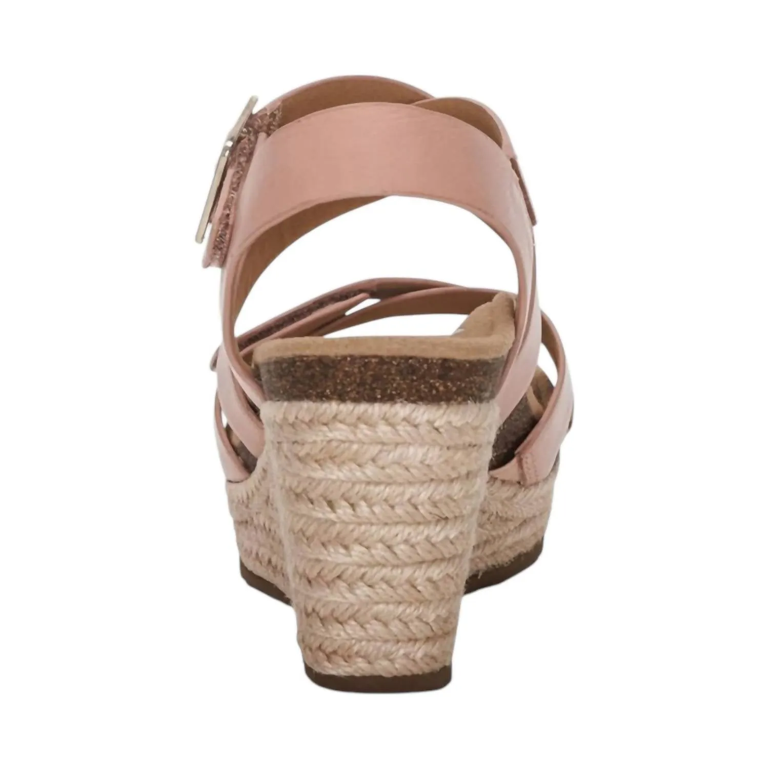 Women's Anna Orthopedic Wedge Sandals In Rose